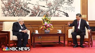 ‘I have great respect for you’ Xi Jinping welcomes Henry Kissinger to Beijing [upl. by Talya]