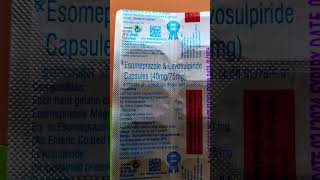 Esomeprazole amp Levosulpiride Capsules 40mg75mg health janaushadhi medicine capcutedit [upl. by Kentiga]