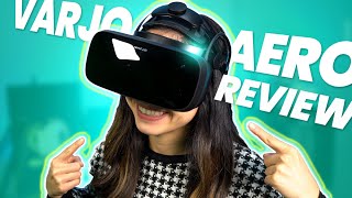 The Most INSANE VR Headset ANYONE Can Buy Varjo Aero Review After 3 Weeks Use [upl. by Qerat]