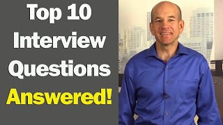 Top 10 Job Interview Questions amp Answers for 1st amp 2nd Interviews [upl. by Hannie]