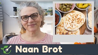 Naan Brot  lecker vegan und einfach [upl. by Retniw]