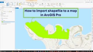 How to add a shapefile into ArcMap [upl. by Neukam]