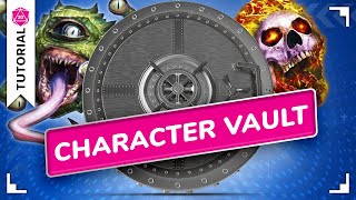 Importing and Exporting Characters Using the Character Vault  Roll20 Tutorial [upl. by Akeenat]