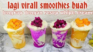 BARU BUKA LANGSUNG RAME‼️IDE JUALAN VIRAL DI TIK TOK‼️RESEP SMOOTHIES BUAH dapurshanum [upl. by Joshua]