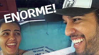 AGORA TEMOS UMA PISCINA GIGANTE NOS ESTADOS UNIDOS 😱 [upl. by Othelia]