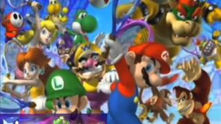 Mario Power Tennis  2nd Tournament Match Remix Extended [upl. by Dixil142]