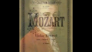 Mozart Violin Concerto no 5 in A Major 2nd movement  Piano Accompaniment [upl. by Redd311]