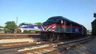 Metra 421 Horn Show Meets Metra 83 And 99 At Fox Lake IL [upl. by Menides]