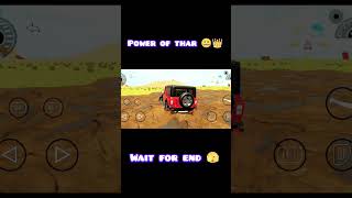 Thar power 🤯 Indian vehicles simulator 3d shorts thar stunt gaming tractor treanding game [upl. by Ettenav]