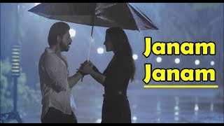 Janam Janam  Dilwale  Arijit Singh  Shah Rukh Khan  Kajol  Pritam  Lyrics Video Song [upl. by Eirised]