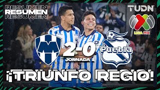 HIGHLIGHTS  Monterrey 20 Puebla  Liga Mx  CL2024 J1  TUDN [upl. by Annodam]