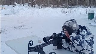 One Handed AR15 shooting 2moa [upl. by Mick]