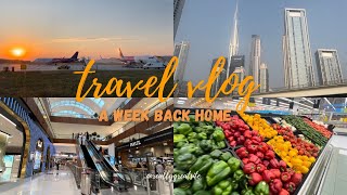 Flying Back Home ✈️  Week in my Life Travel Vlog Medicine Student in Romania Romania to Dubai [upl. by Finegan]