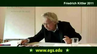 Friedrich Kittler Introduction and the Ancient World 2011 [upl. by Niloc495]