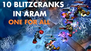 10 Blitzcranks in ARAM One for All [upl. by Genaro]