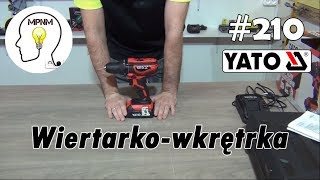 210  Wiertarkowkrętarka YATO YT 82782 [upl. by Pearlstein]