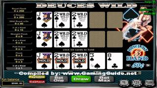 Deuces Wild 3 Hand Video Poker [upl. by London293]