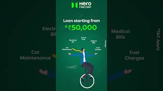 Get Instant Personal Loans with Hero FinCorp [upl. by Asabi]