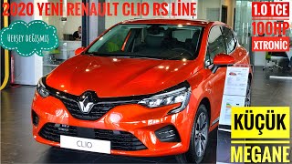 KÜÇÜK MEGANE  YENİ 2020 RENAULT CLIO RS LINE  EN DOLUSU 10 Tce 100HP XTRONİC  167000₺ [upl. by Dominus504]