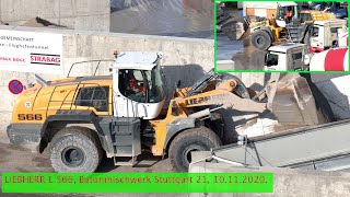 Stuttgart 21 Liebherr L 566 im Mischwerk  Concrete Plant PFA 13a Flughafentunnel 10112020 [upl. by Rebecca208]