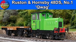 Hornby GCRN Ruston amp Hornsby 48DS 040 No 1 quotQwagquot  Hornby product R30012 [upl. by Zeta]