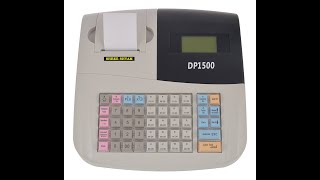 Billing Machine DP1500 Electronic Cash Register Token Fast Food Restaurants GST Counter Billing [upl. by Melamie40]