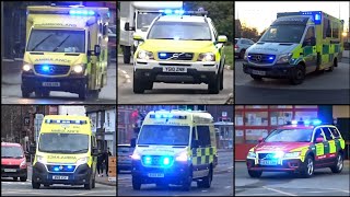 British Ambulances Responding Compilation  2021 [upl. by Annola]