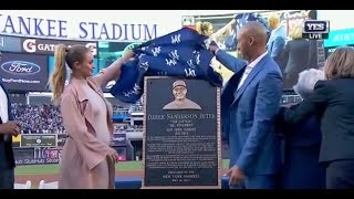 Derek Jeter unveils his Yankees Monument Park plaque [upl. by Fredette142]