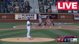 🔴LIVE NOW Philadelphia Phillies vs New York Mets  Oct 8 2024 MLB Full Game  NLDS Game 3 [upl. by Kitti]