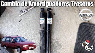 Cambio de amortiguadores traseros Nissan Tsubame [upl. by Ahsirat]