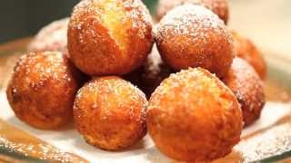 Frittelle  Italian Carnival Fritters recipe  collaboration with DifferentTaste [upl. by Orabel]