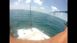 Montauk 170 fishing 20 miles offshore [upl. by Jallier]