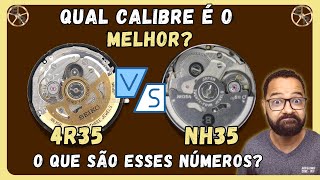 4r35 ou nh35 qual é melhor o que significa estes números o que é calibre Ezequias Relojoeiro [upl. by Airdnaz]