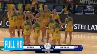 Australian Diamonds vs New Zealand Silver Ferns Constellation Cup 1st Test 2016 bar [upl. by Maletta777]