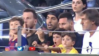 Lionel Messis Reaction To Mateo Celebrating Real Betis Goal Against Barcelona [upl. by Kcyred]