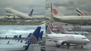 50 Minutes of Newark Airport EWR Terminal Spotting 2019 [upl. by Ruperta]