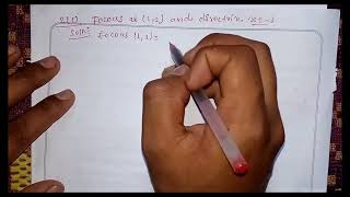 Class 12 parabola exercise 82 part2 1fand 2 all solution [upl. by Auqinahc]