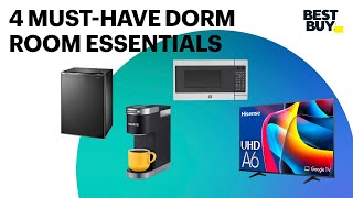 4 MustHave Dorm Room Essentials  Best Buy [upl. by Aneekan249]