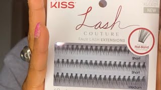 How To Do Your Own Individual Lashes DIY Kiss Lash Couture Faux Extension Tutorial [upl. by Thirza328]