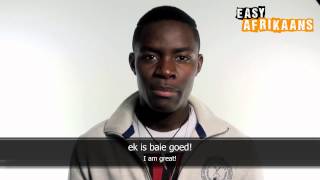 Easy Afrikaans Verbs  Wees Ek is [upl. by Pedro]