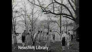 1929 Morris Dancing in New York State  part 1 of 2 [upl. by Aynotan]