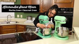 KitchenAid Stand Mixer Martha Green amp Seacrest Green  RARE Colors  Confessions of a Mixer Junkie [upl. by Bryan]