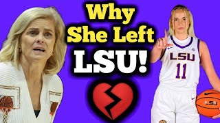 Kim Mulkey Explains Why Hailey Van Lith Left LSU Tigers and joined TCU Horned frogs [upl. by Einitsed]