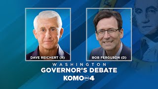 WA Gubernatorial candidates Dave Reichert and Bob Ferguson square off in 2nd debate [upl. by Grevera436]