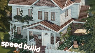 Casa para un PADRE SOLTERO y su HIJA ADOLESCENTE💞  Sims 4 Speed Build No CC [upl. by Harehs957]