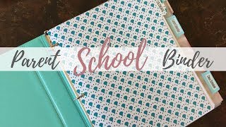 Parent School Binder  PAPER ORGANIZATION [upl. by Sauers]