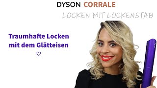 Glätteisen LOCKEN ★auch für Anfänger ★SCHICKE und ELEGANTE Frisur für jeden Anlass♡ [upl. by Vigen]