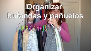 Cómo organizar pañuelos y bufandas [upl. by Yreneh]