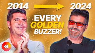 10 YEARS Of GOLDEN BUZZERS 🤩 EVERY Simon Cowell Golden Buzzer OF ALL TIME 🌟 [upl. by Anitsugua]