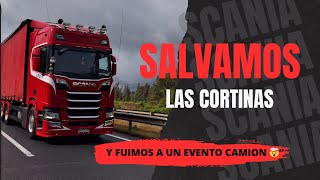 Rescatamos Las Cortinas de un camión parecían quemadas 🤯 Scania rojo [upl. by Hube]